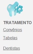 Modo administrador Tabelas